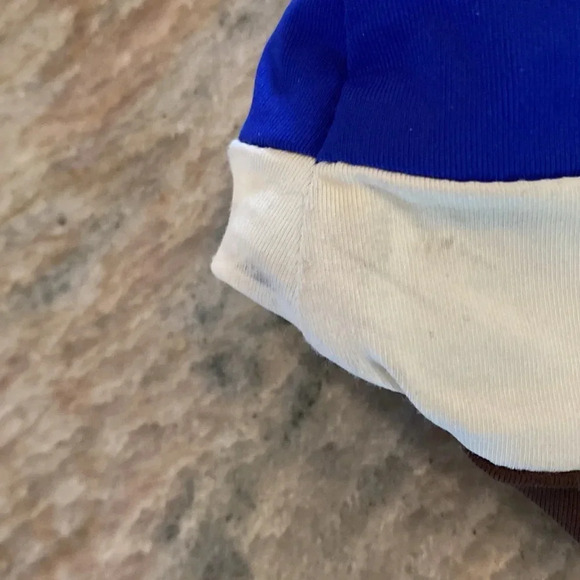 Becca navy striped bikini bottom size medium - Picture 11 of 12